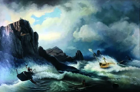 Batan Gemiden Kazazedeler (Ayvazovski)