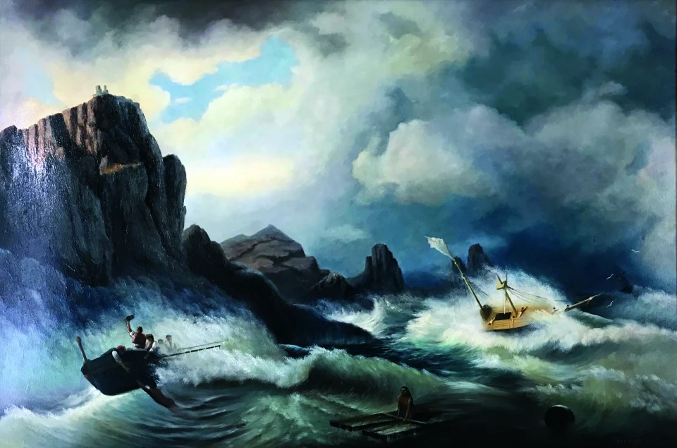 Batan Gemiden Kazazedeler (Ayvazovski)